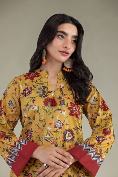 Printed | Cambric | Short Cambric Kurta | AED 150.00