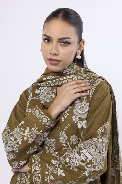 Printed |Light Khaddar | Fabrics 3 Piece | AED 140.00