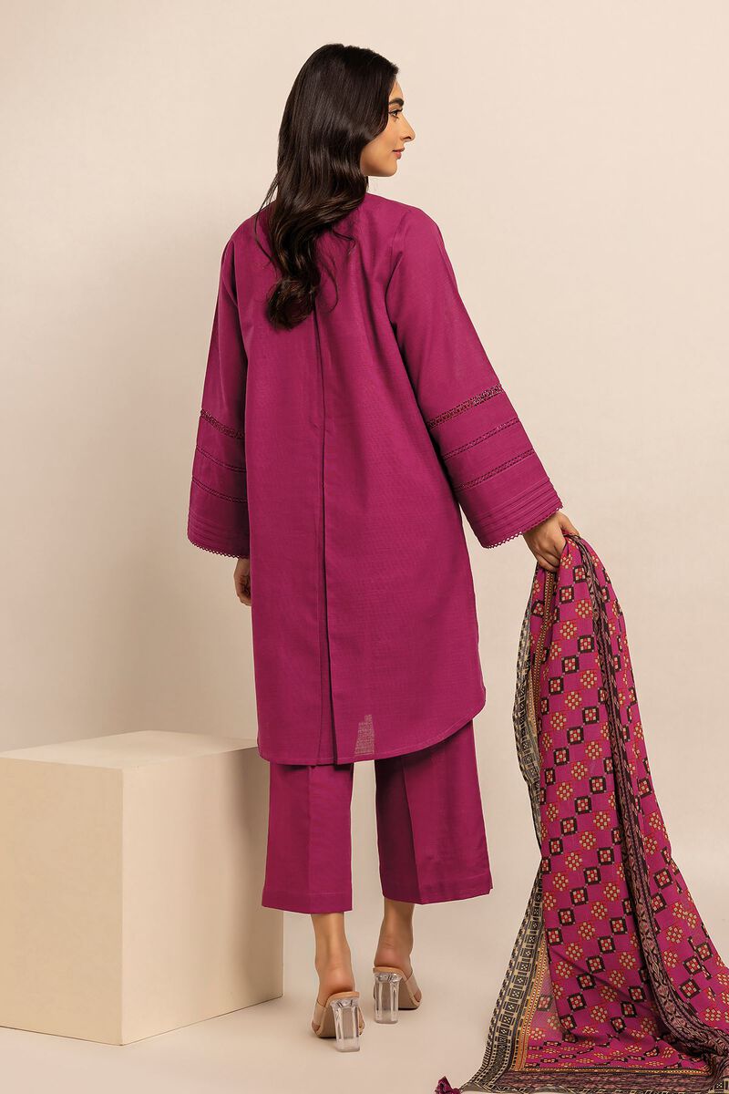 Embroidered | Crosshatch | Fabrics 3 Piece | null