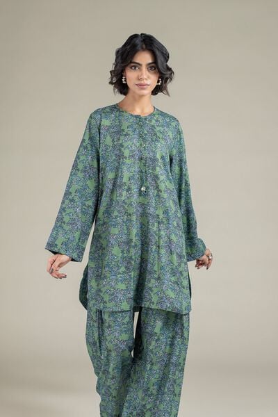 Printed | Raw Silk | Kurta | AED 100.00