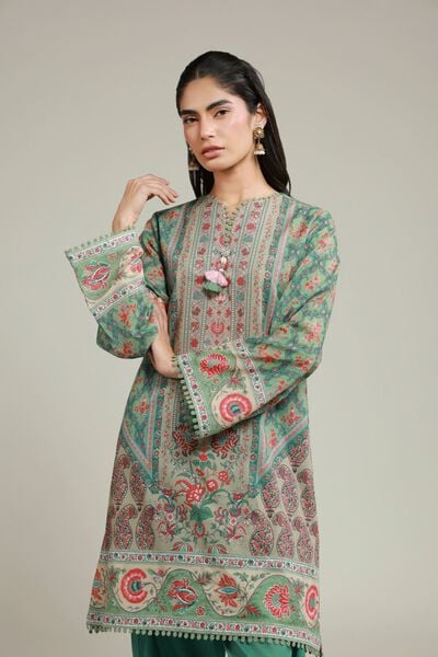 Printed | Cambric | Fabrics 2 Piece | Top and Bottom | AED 100.00