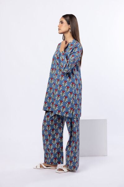 Printed | Crosshatch Poplin | Pants | AED 60.00