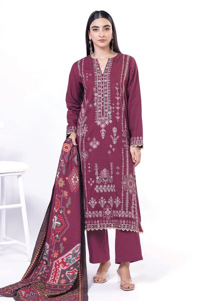 Embroidered | Crosshatch | Fabrics 3 Piece | AED 66.00