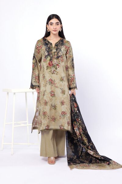 Printed | Jacquard | Fabrics 3 Piece | AED 180.00