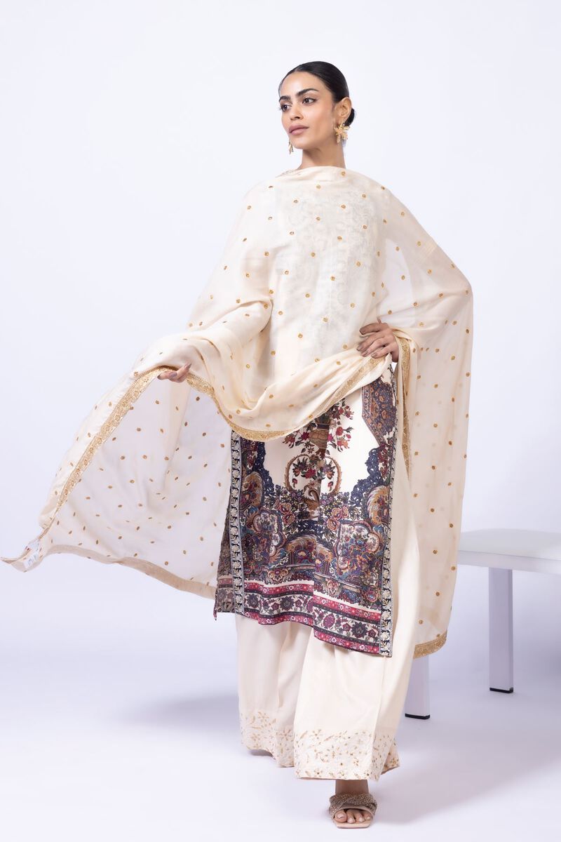 Embroidered | Light Thai Silk | Dupatta | null