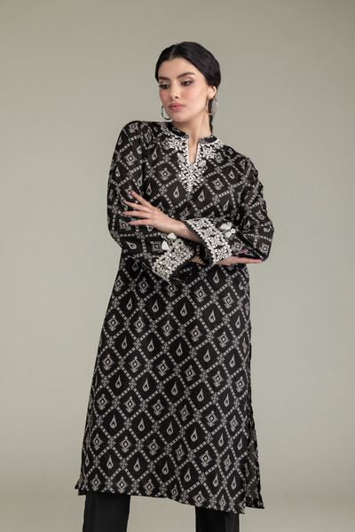 Embroidered | Lawn | Black Lawn Kurta | AED 130.00