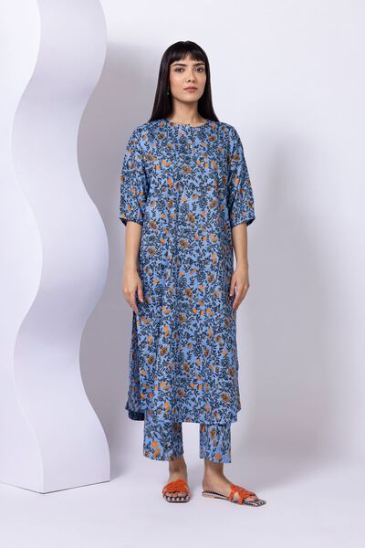 Printed | Cotton Viscose | Pants | AED 72.00