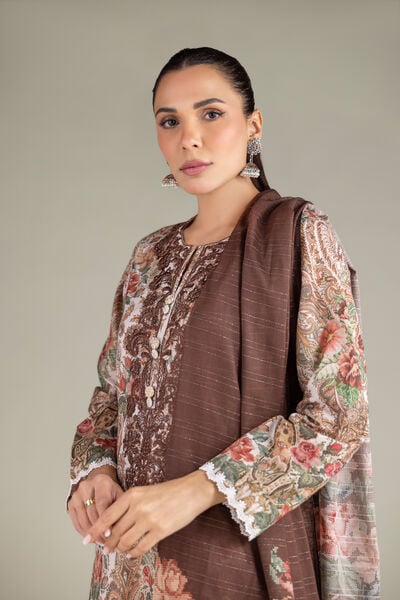 Embroidered | Mesuri | Fabrics 3 Piece | AED 180.00
