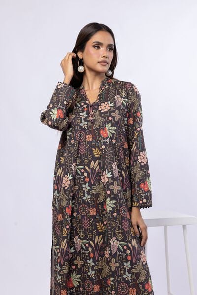 Printed | Crosshatch Poplin | Kurta | AED 100.00