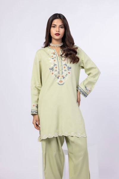 Embroidered | Thai Silk | Kurta | AED 90.00