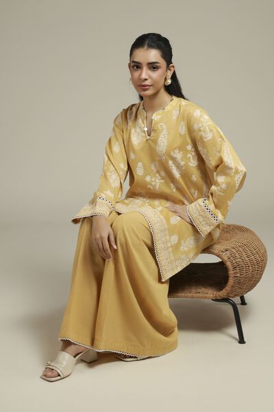 Printed | Cambric | Cambric Tailored 2-Piece | AED 180.00