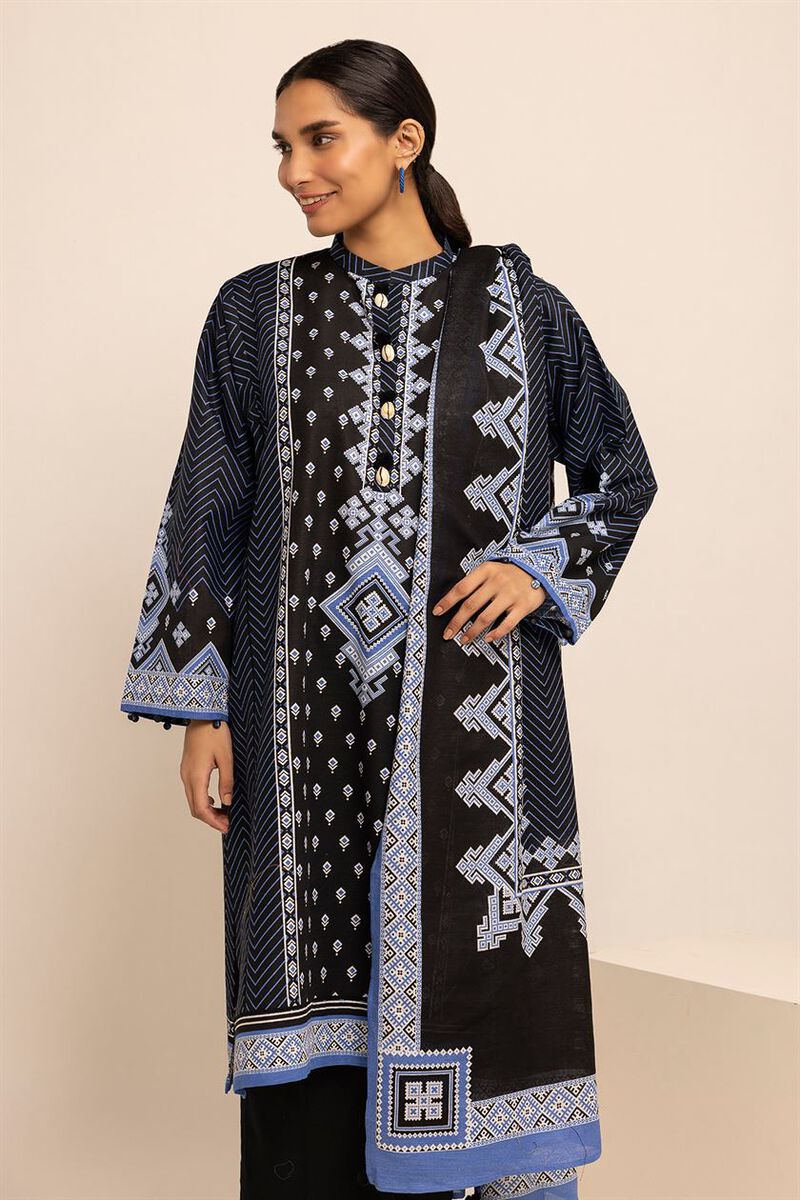 Printed | Light Khaddar | Fabrics 3 Piece | null