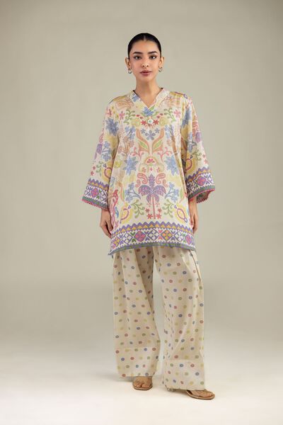 Printed | Textured Weave | Printed Shalwar | AED 130.00