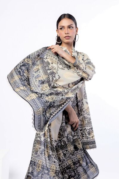 Printed | Jacquard | Tailored 3 Piece | AED 280.00