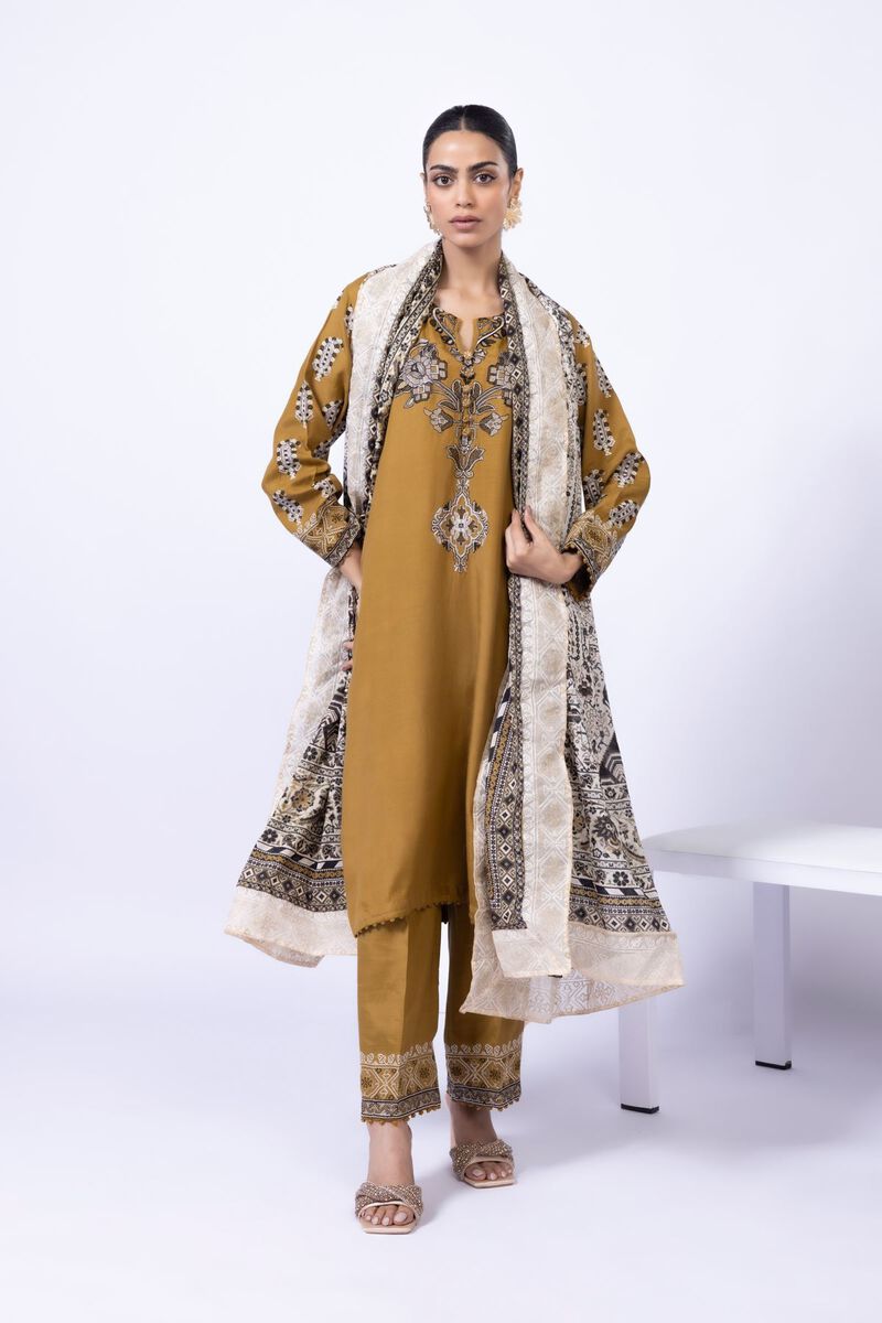 Embroidered | Thai Silk | Kurta | AED 78.00
