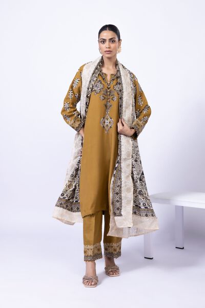 Embroidered | Thai Silk | Kurta | AED 78.00