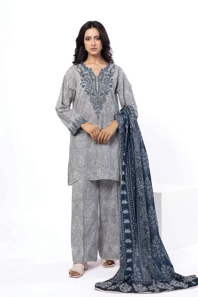 Embroidered | Cotton | Fabrics 3 Piece | AED 140.00