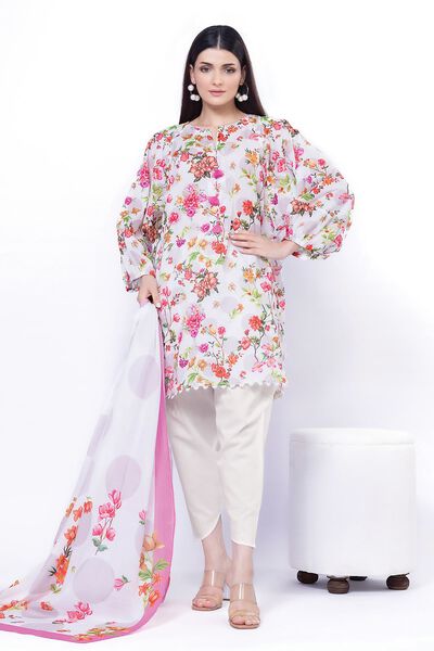 Printed | Lawn | Fabrics 2 Piece | Top and Bottom | AED 30.00