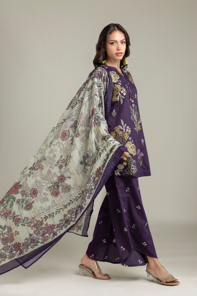 Embroidered | Polyester Silk | Dupatta | AED 130.00