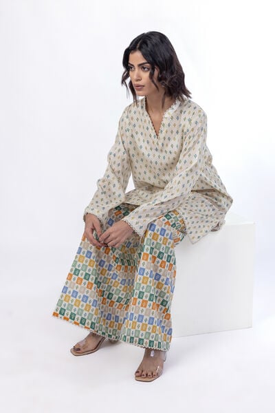 Printed | Lawn | Fabrics 2 Piece | Top and Bottom | AED 100.00