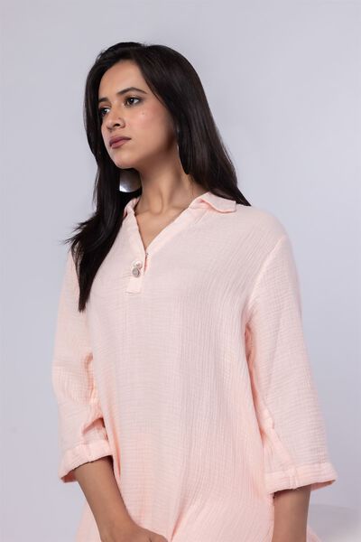 Dyed | Cheese Cloth | Kurta | AED 70.00