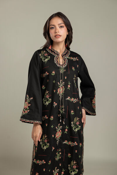 Embroidered | Textured Cotton | Kurta | AED 280.00
