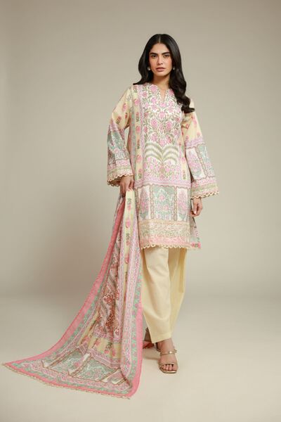 Embroidered | Textured Lawn | Fabrics 3 Piece | AED 180.00