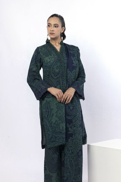 Embroidered | Light Khaddar | Paisley 3-Piece Set | AED 200.00