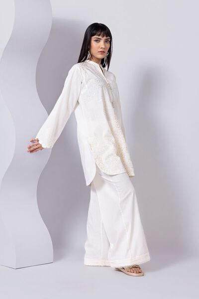 Dyed | Crosshatch Poplin | Pants | AED 60.00