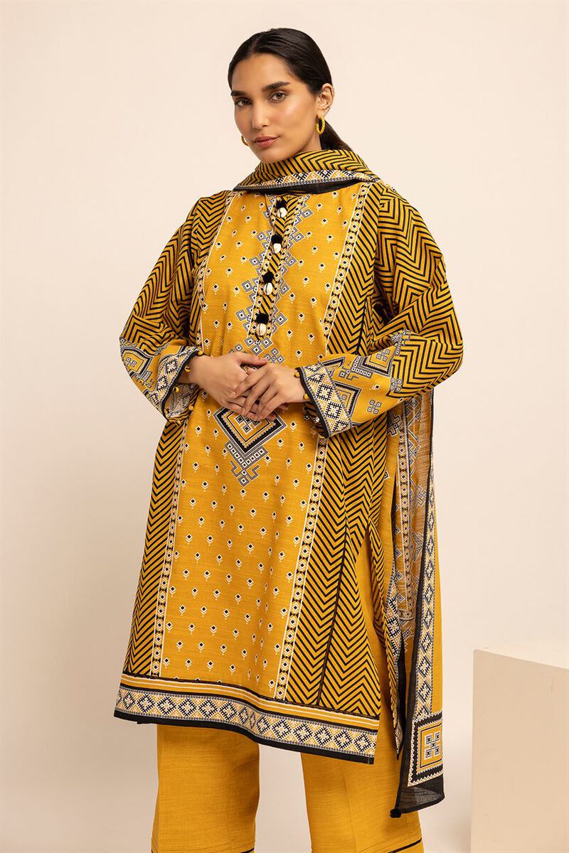Printed | Light Khaddar | Fabrics 3 Piece | null