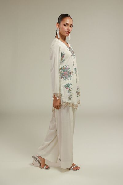 Embroidered | Raw Silk | Farshi Shalwar | AED 50.00