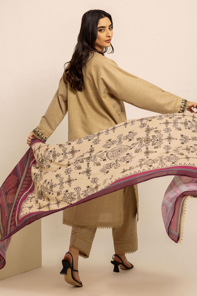 Embroidered | Crosshatch | Fabrics 3 Piece | null