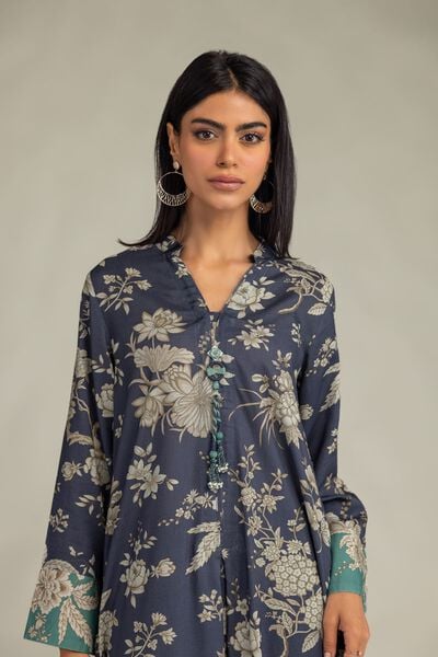 Printed | Raw Silk | Kurta | AED 180.00