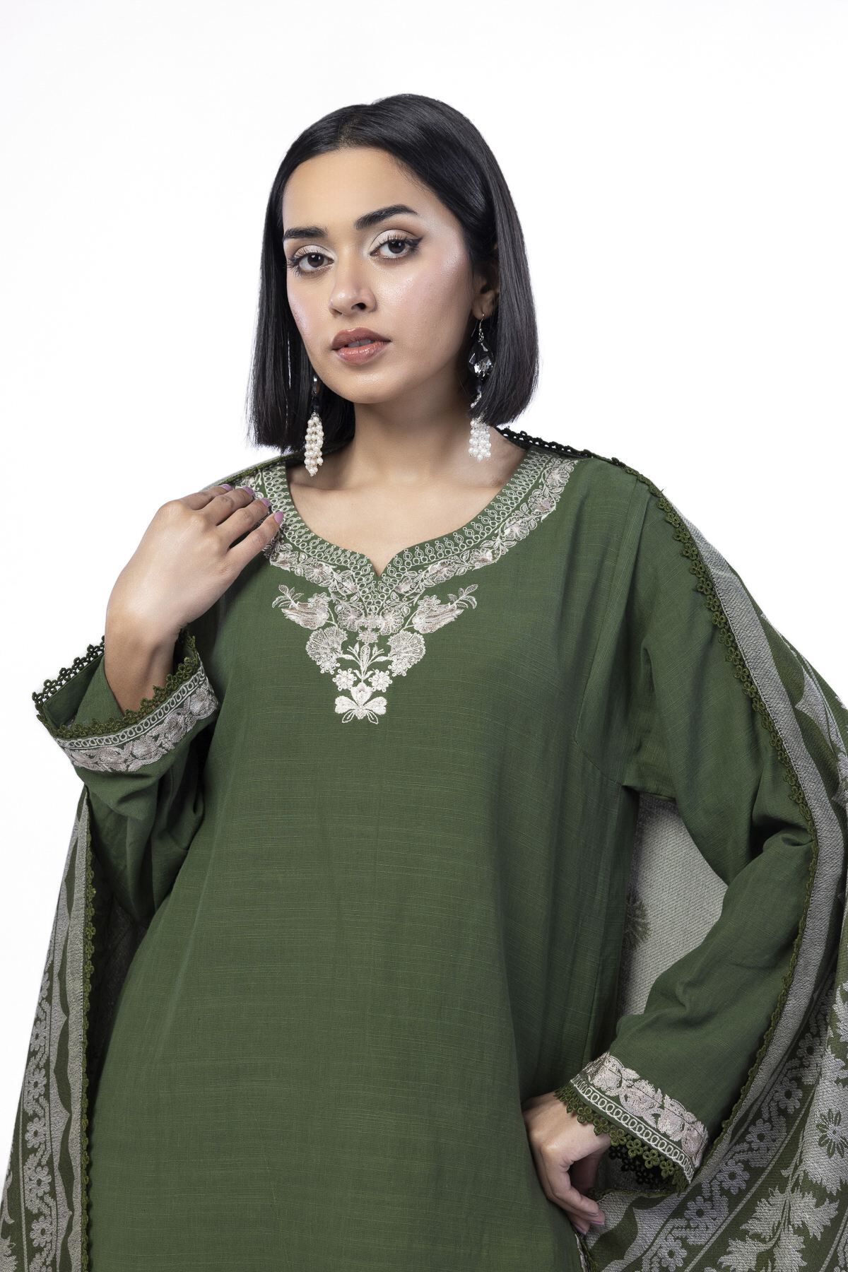 Buy Fabrics 3 Piece | 0.0 N/A | KD09B-VG_MULTI | Khaadi United