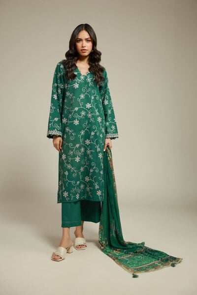 Embroidered | Cambric | Fabrics 3 Piece | AED 200.00