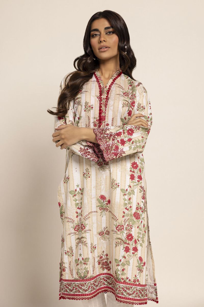Slub Crosshatch | Embroidered | Fabrics 2 Piece | Top Bottoms | null