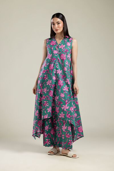 Printed | Cotton Dobby | Floral Cotton Pants | AED 100.00