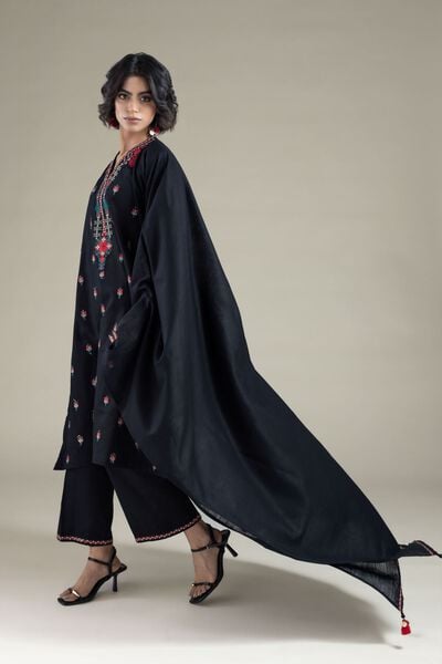 Embroidered | Textured Cotton | Dupatta | AED 60.00