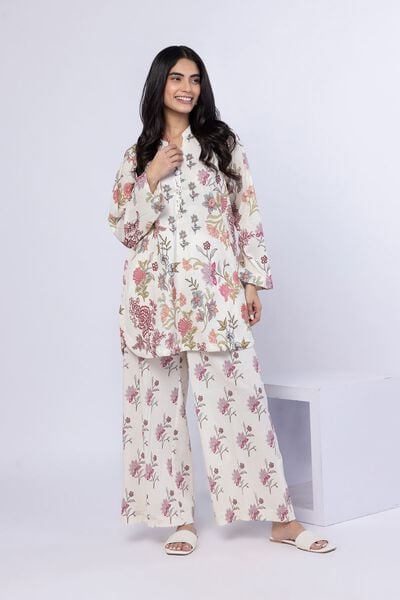 Printed | Ripple Crinkle | Pants | AED 36.00