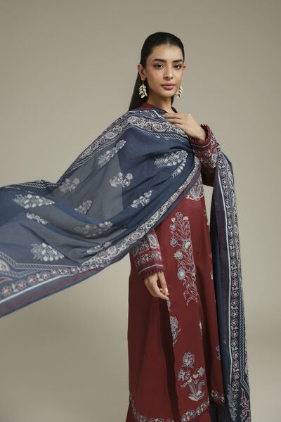 Printed | Cambric | Cambric Tailored Set | AED 250.00