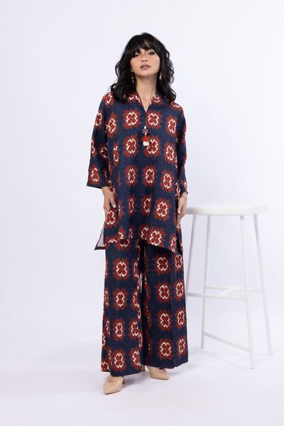 Printed | Double Layer Striped | Pants | AED 92.00