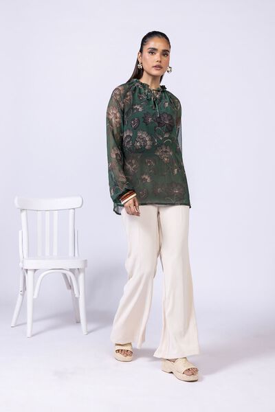 Dyed | Heavy Georgette | Trousers | AED 24.00