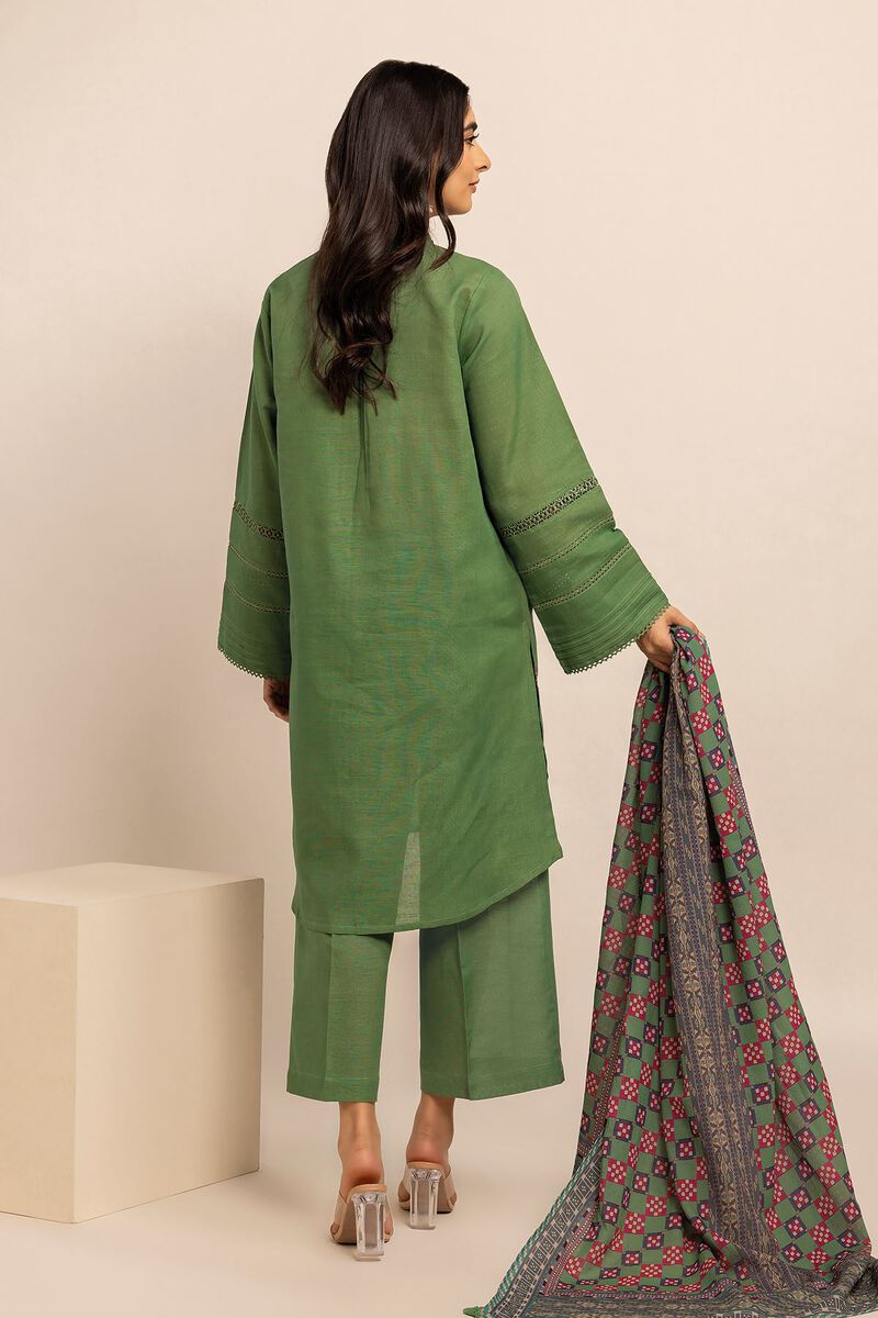 Embroidered | Crosshatch | Fabrics 3 Piece | null
