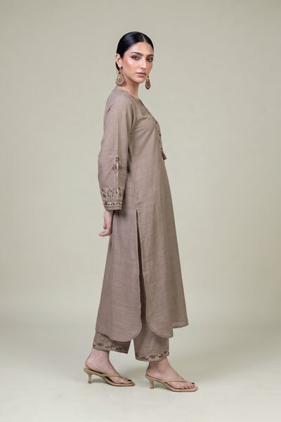 Embroidered | Light Khaddar | Solid Khaddar Pants | AED 130.00