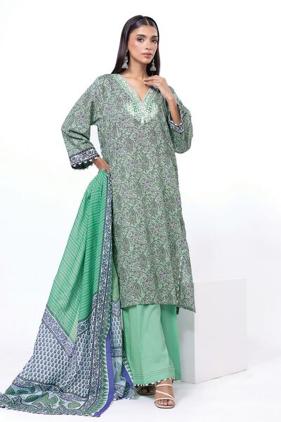 Embroidered | Lawn | Fabrics 3 Piece | AED 80.00