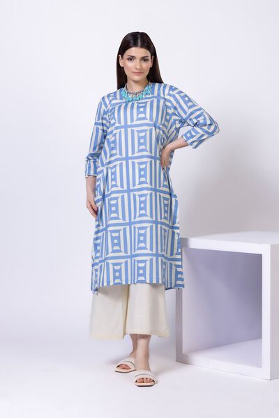 Printed | Crosshatch Poplin | Pants | AED 80.00