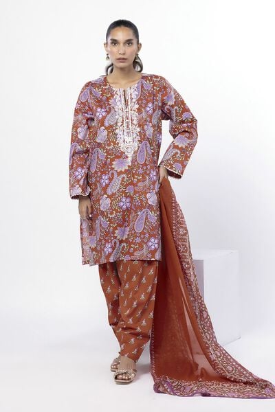Embroidered | Lawn | Fabrics 3 Piece | AED 160.00