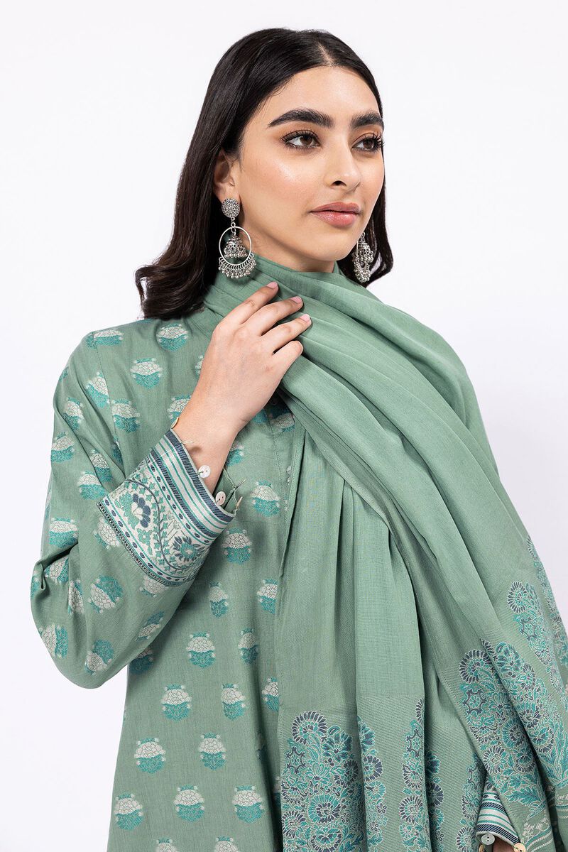 Dyed | Cotton Brosha Jacquard | Fabrics 3 Piece | null