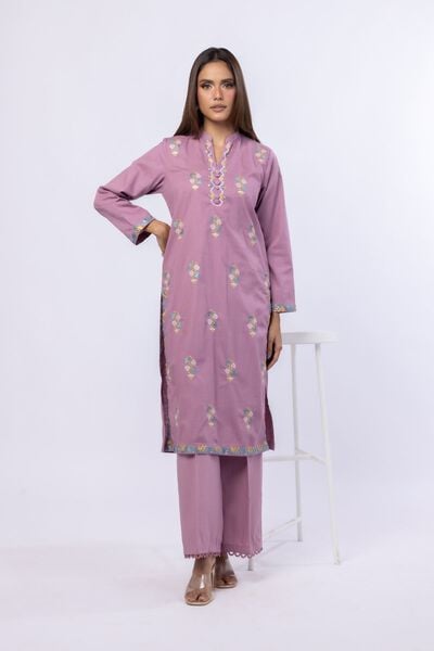 Embroidered | Crosshatch Poplin | Kurta | AED 140.00
