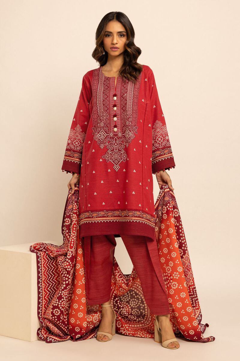 Embroidered | Khaddar | Fabrics 3 Piece | null